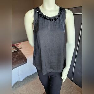 Simply Vera, Vera Wang Size Med. Draped Bum Covering Sleeveless Blouse